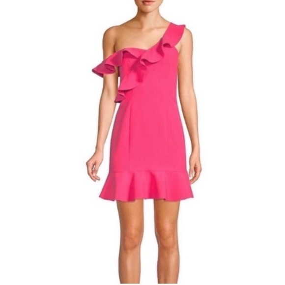 Likely Norvina Flounce Mini Dress‎ Size 6 - Picture 1 of 7